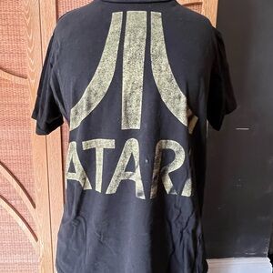 Vintage distressed Atari Black Short Sleeve Men's Tee
